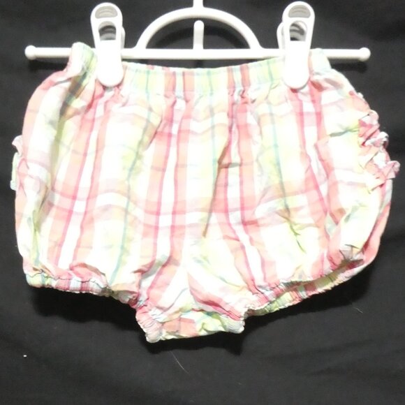 GYMBOREE | size 3T | Plaid Bloomers With Ruffle Back | 100% Cotton | NWOT - Picture 1 of 14